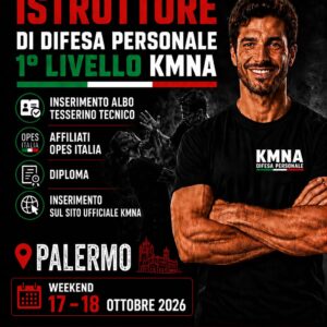 Corso di Formazione Istruttori 1° Livello Palermo 17-18 Ottobre 2026