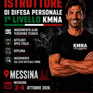 Corso di Formazione Istruttori 1° Livello Messina 3-4 Ottobre 2026