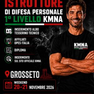 Corso di Formazione Istruttori 1° Livello Grosseto 20-21 Novembre 2026