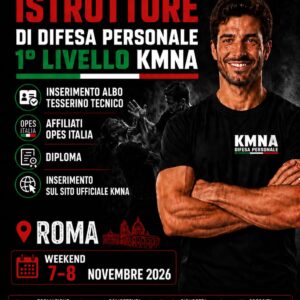 Corso di Formazione Istruttori 1° Livello Roma 7-8 Novembre 2026